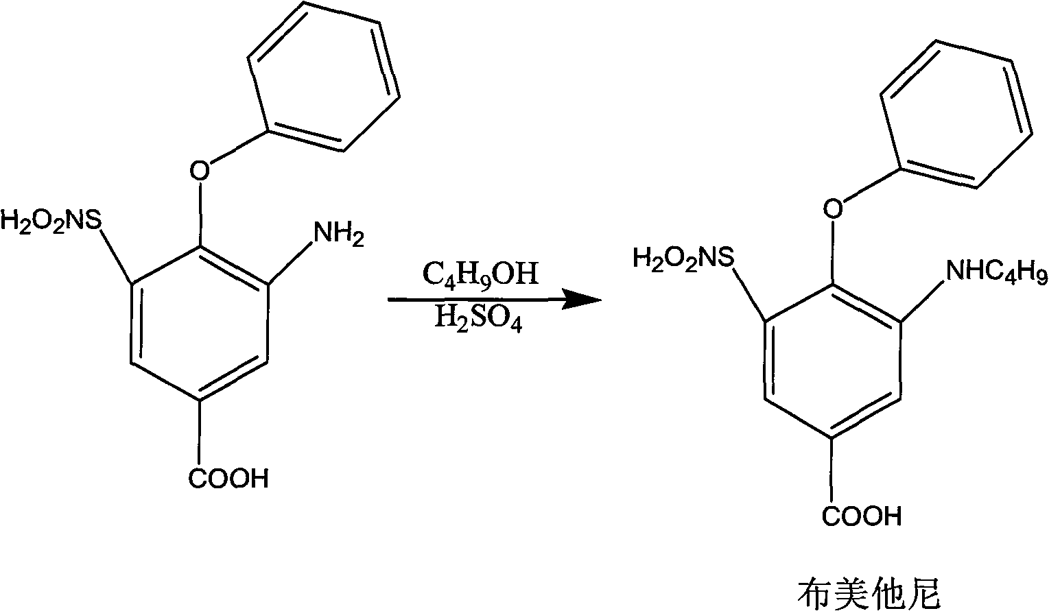 Method for preparing bumetanide