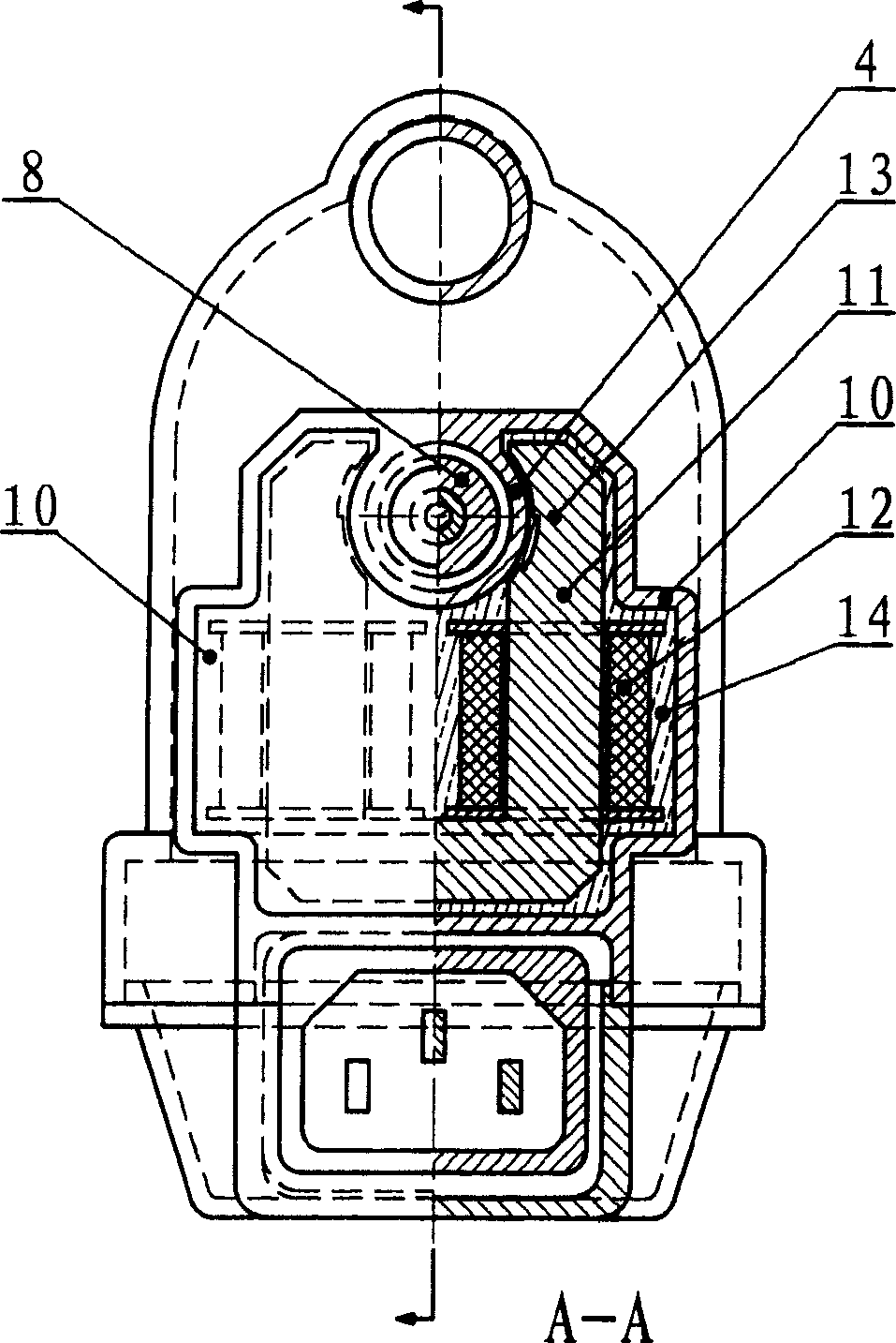 Circular preheater of permanent magnet rotary pump in single cavity, and assembly method