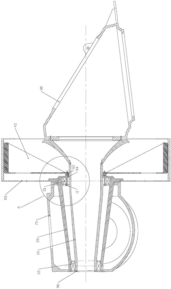 Wind driven generator and wind generating set