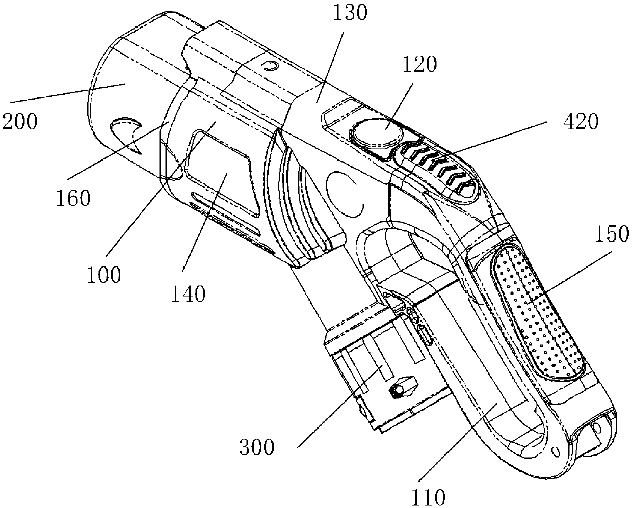 Direct-current charging gun