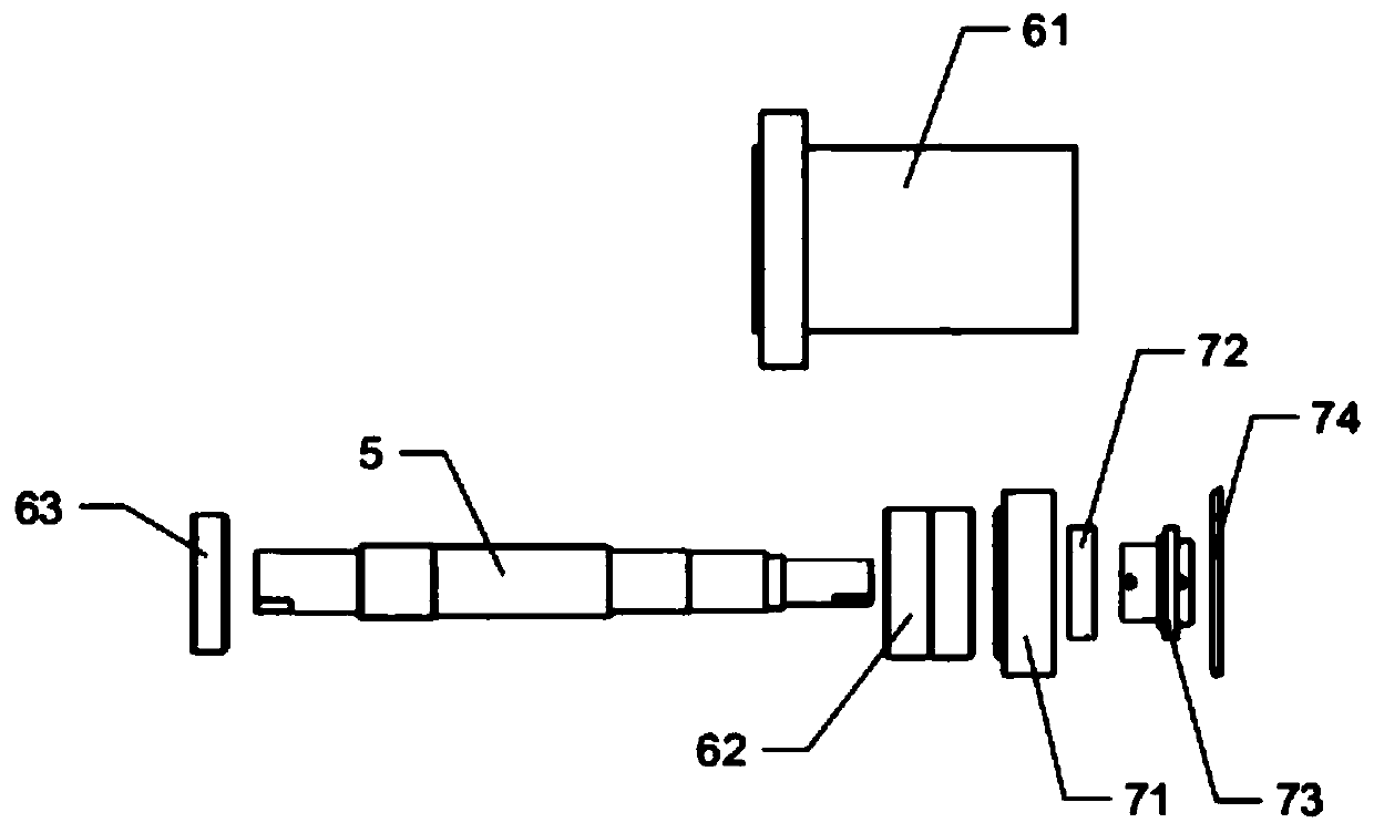 Multifunctional grinding head mechanism and main shaft