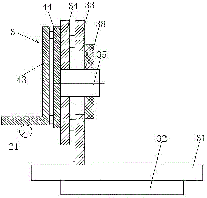 Grinding wheel clamping mechanism and grinding wheel finishing device using clamping mechanism