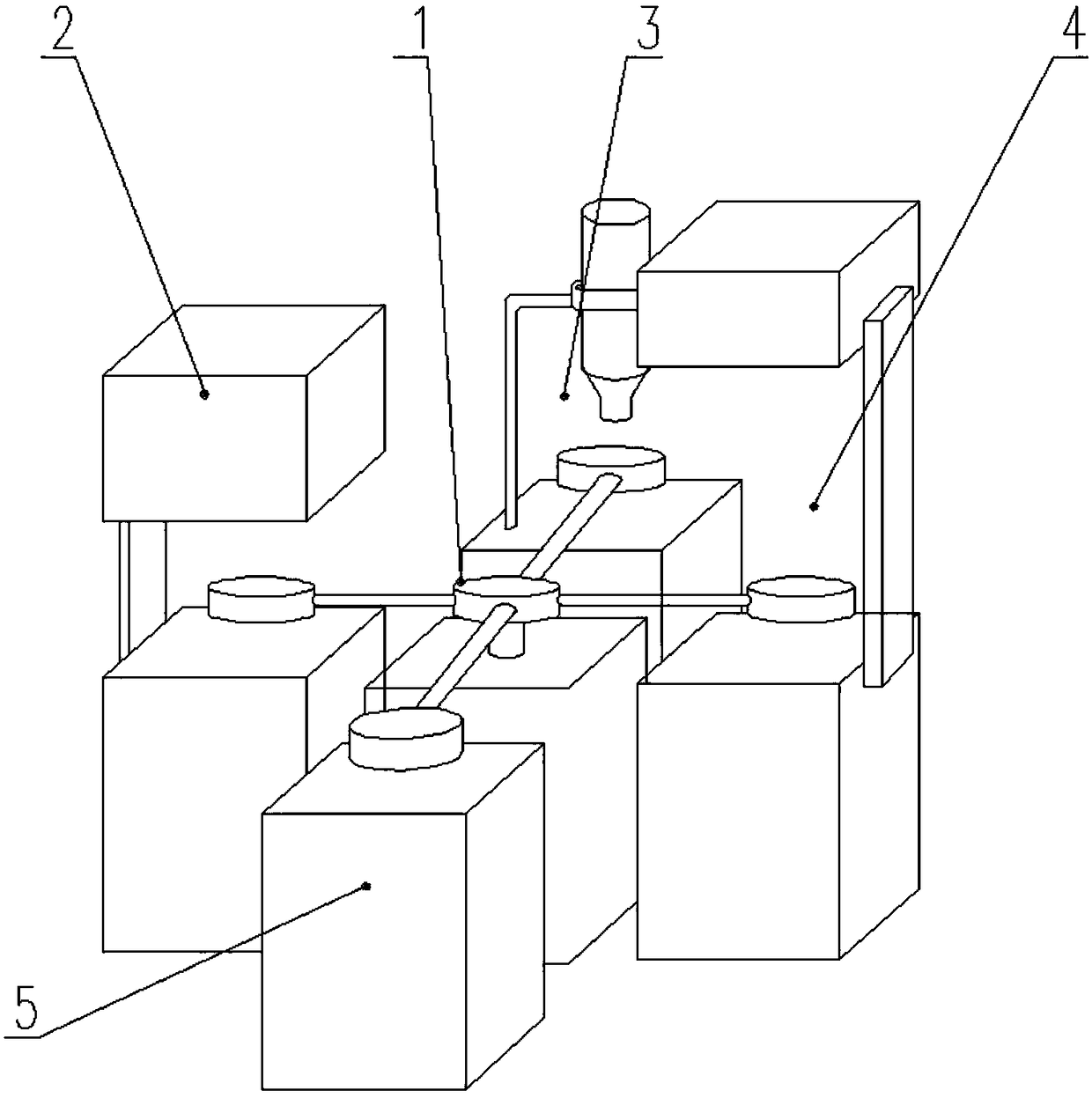 Integrated molding device of porcelain insulator