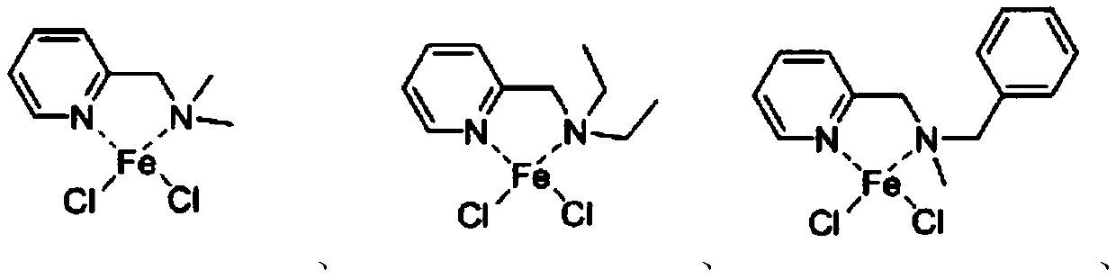 Pyridine tertiary amine iron complex and preparation method thereof, and method for catalyzing polymerization of conjugated diene by using pyridine tertiary amine iron complex