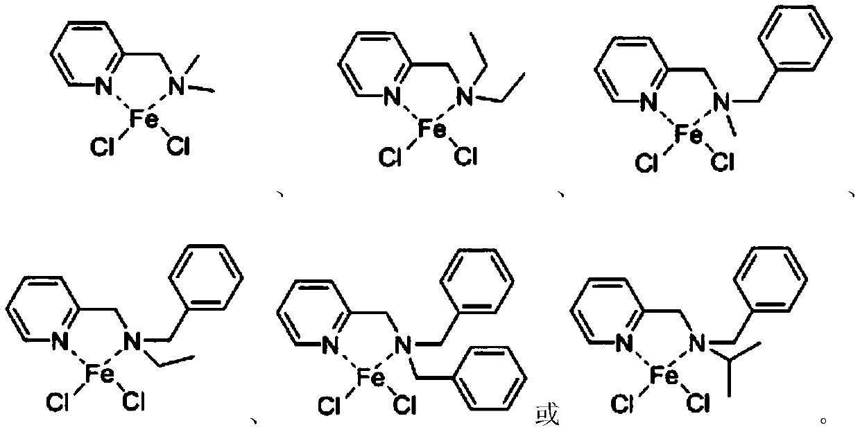 Pyridine tertiary amine iron complex and preparation method thereof, and method for catalyzing polymerization of conjugated diene by using pyridine tertiary amine iron complex