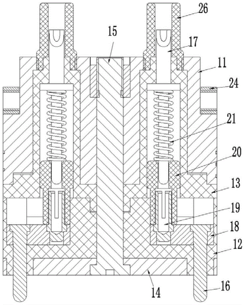 Fireproof short-circuit electrical connector