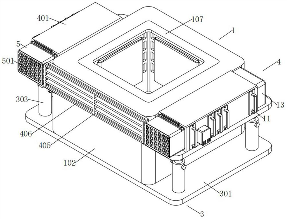 Dustproof device for cutting robot operation and dustproof method thereof