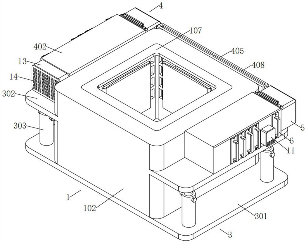 Dustproof device for cutting robot operation and dustproof method thereof