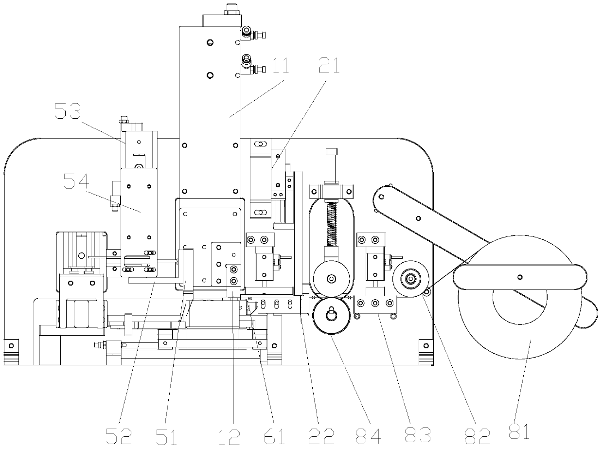 Automatic ink box sealing device