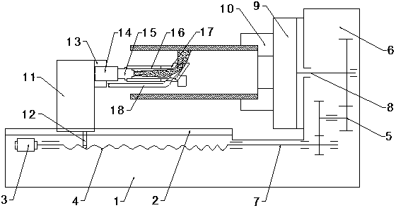 A kind of inner hole thermal spraying device and method