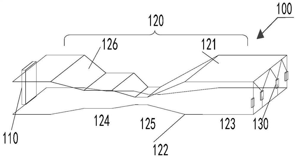 A Bounded Wave Simulator with Three Different Electric Field Regions