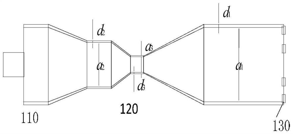 A Bounded Wave Simulator with Three Different Electric Field Regions