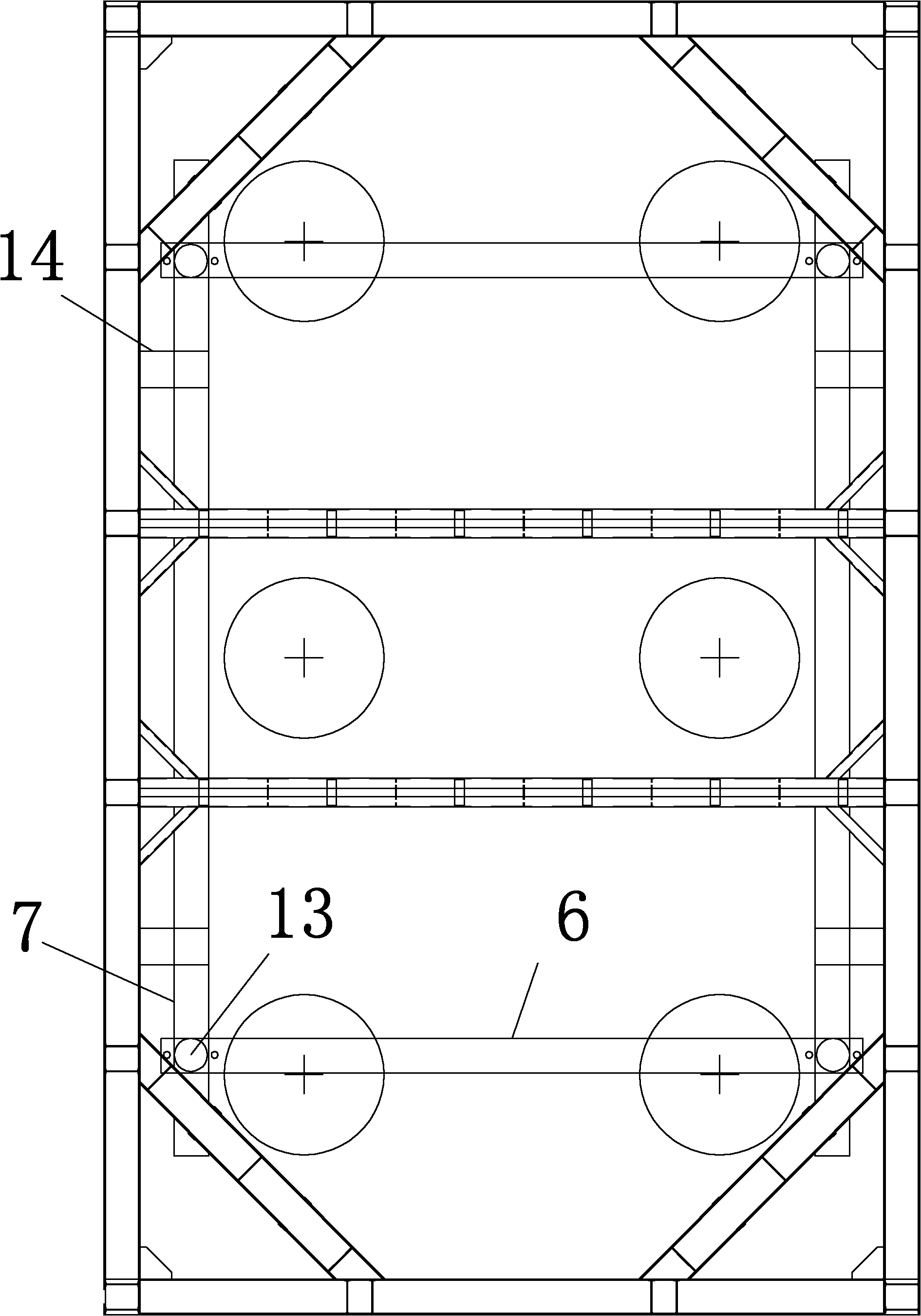 Steel sheet pile coefferdam structure and topdown construction method thereof