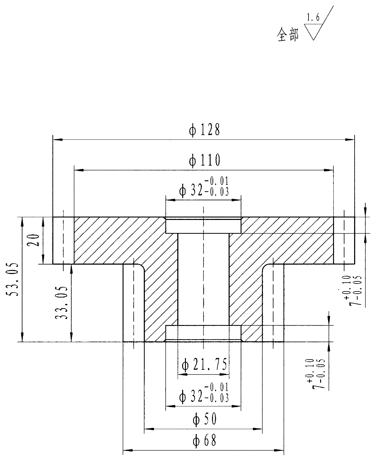 Precision forging technology of tooth forms of duplex straight toothed spur gears