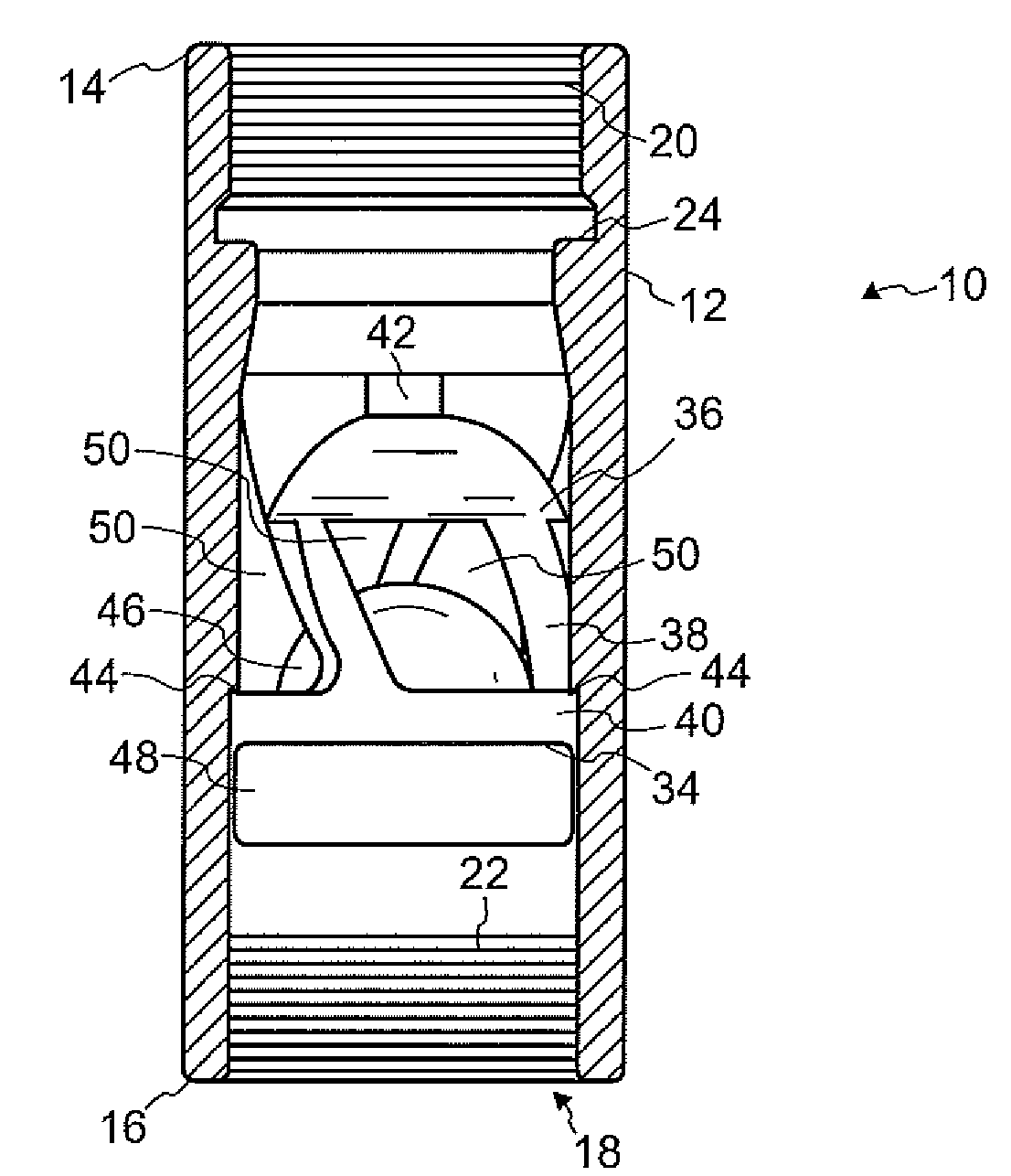 Valve cage for a pump