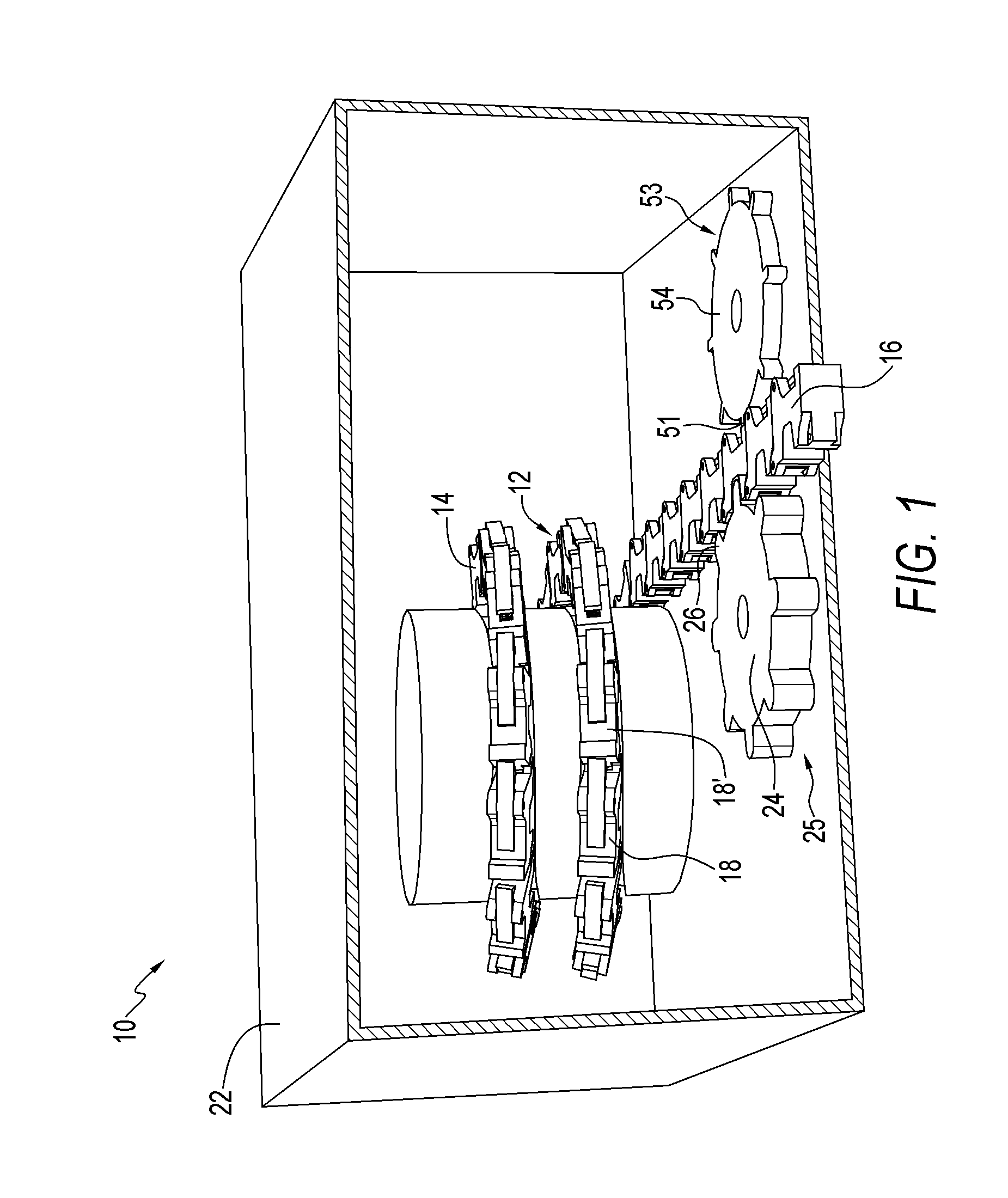 Single chain linear actuator