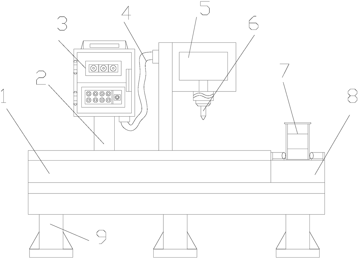 Clamping device for paint production