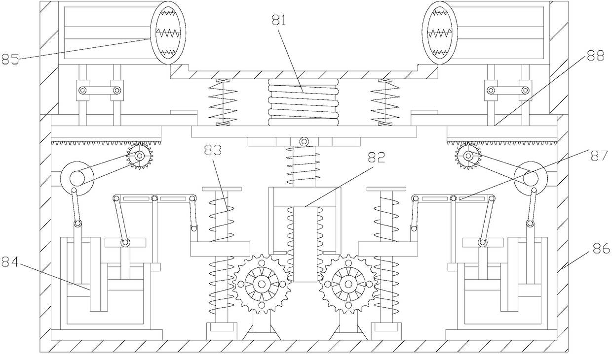 Clamping device for paint production