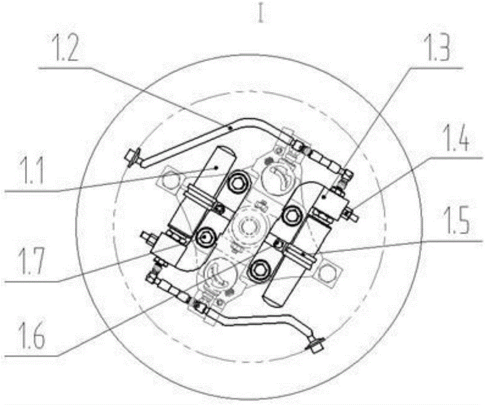 Tire pressure monitoring system for single-track train