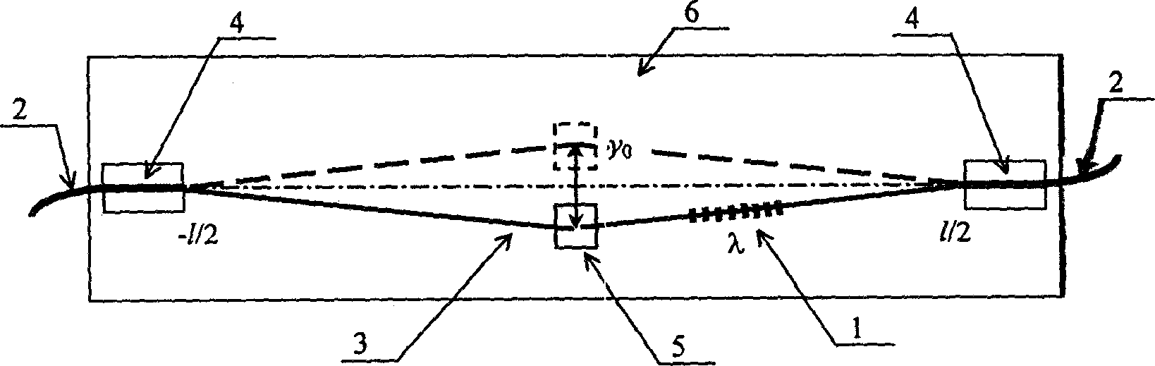 Strain tuning optical fiber grating sensing demodulator