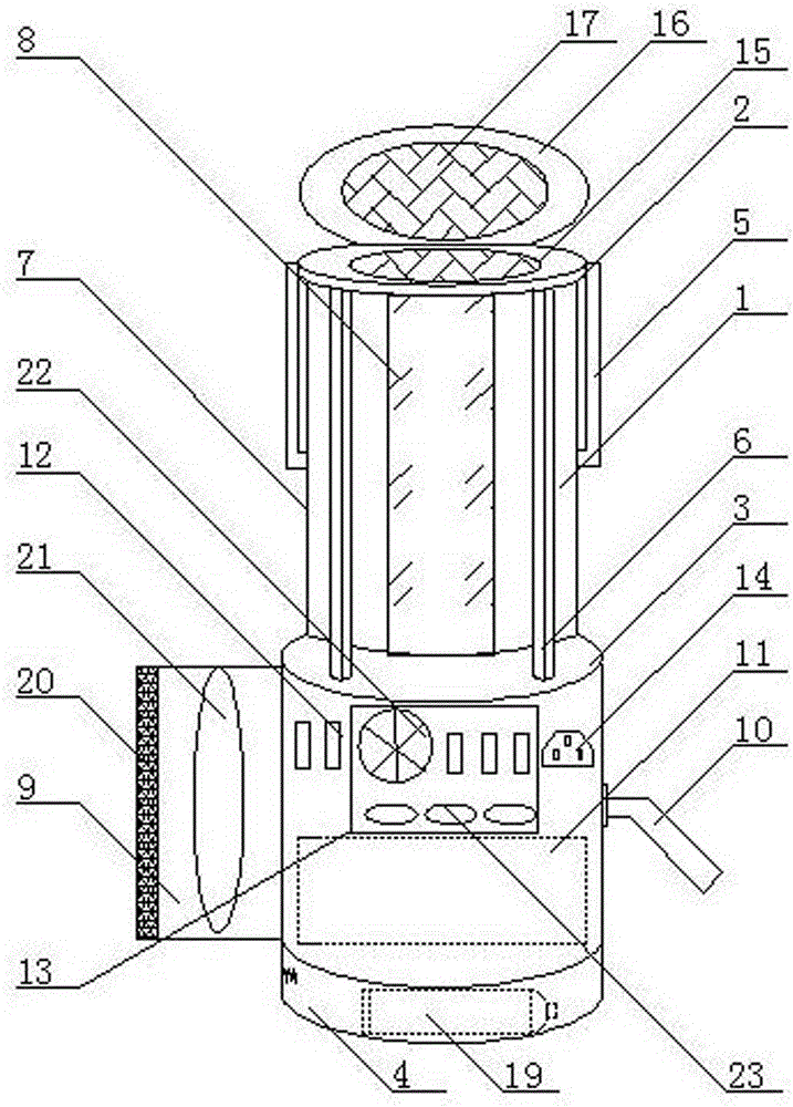 Novel solar hand lamp