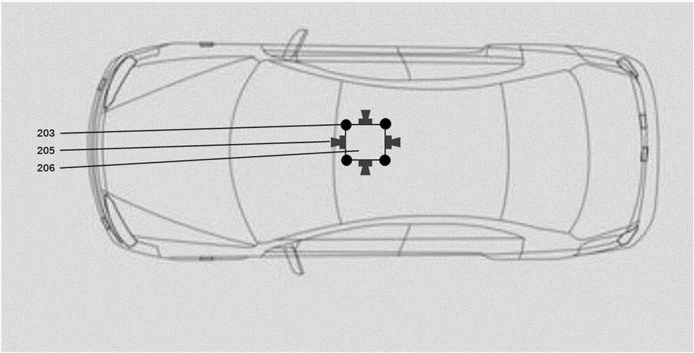 Vehicle collision alarming and recording triggering device and detection method thereof