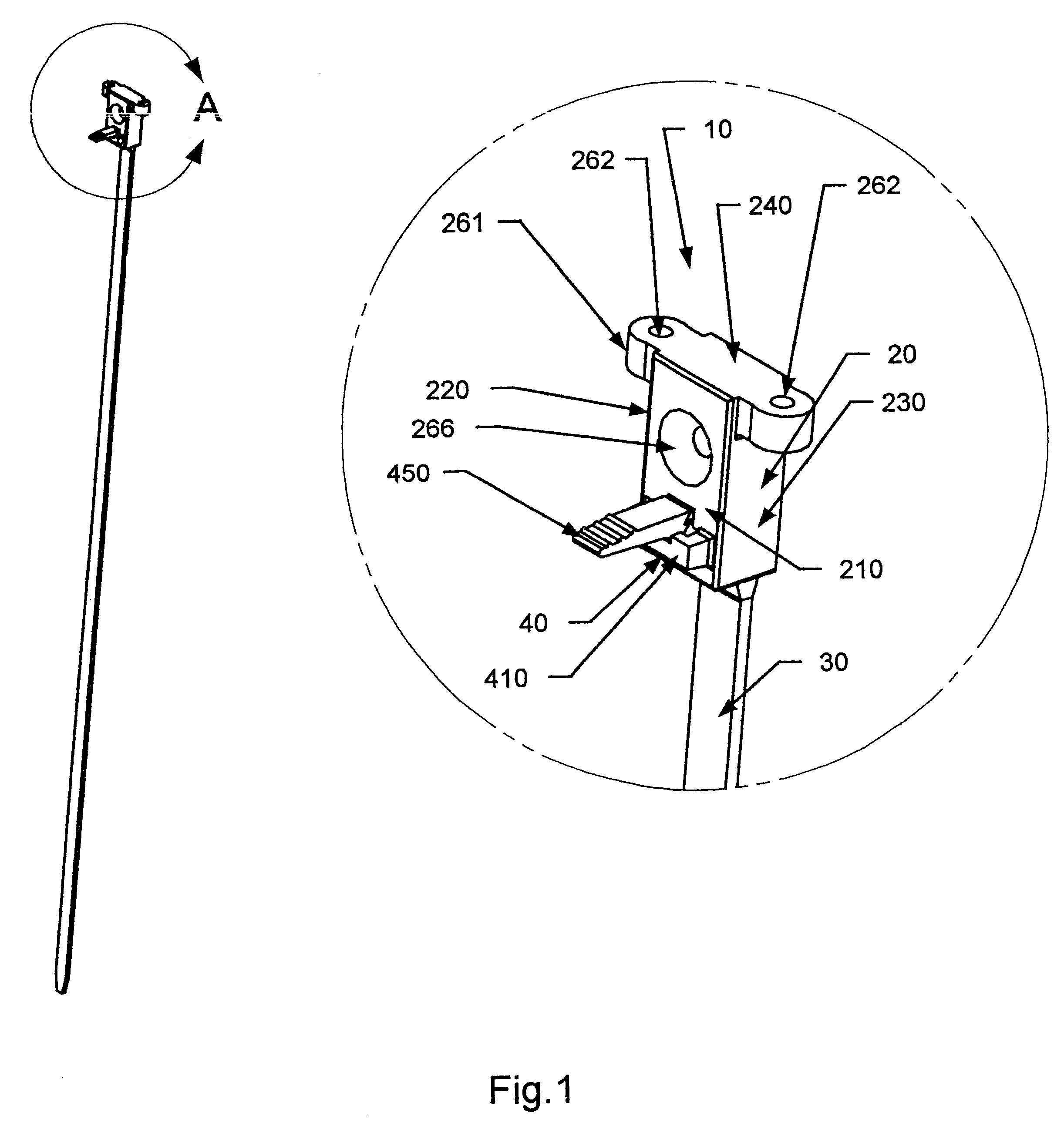 Adjustable hangar