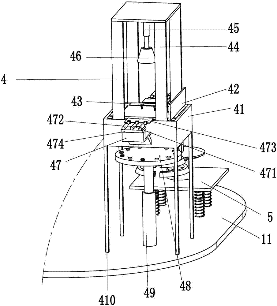 Special traffic cone automatic distributing equipment for temporary traffic flow separation