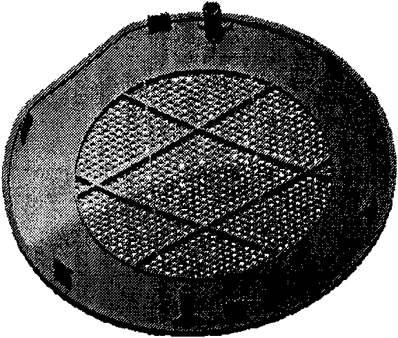 Method for manufacturing plastic mould of automobile door plate loudspeaker mask