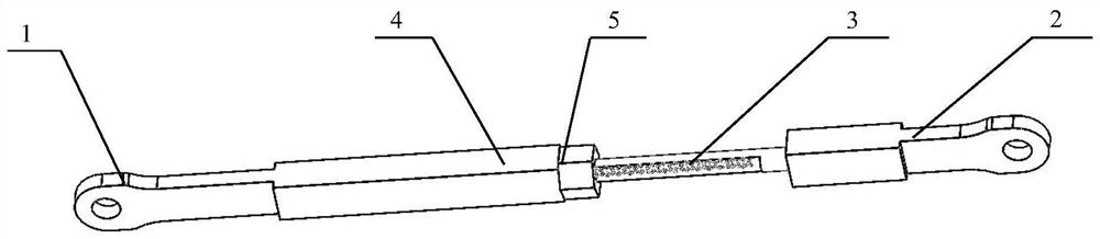 Distance measuring device for debugging of emergency lock system of aircraft canopy