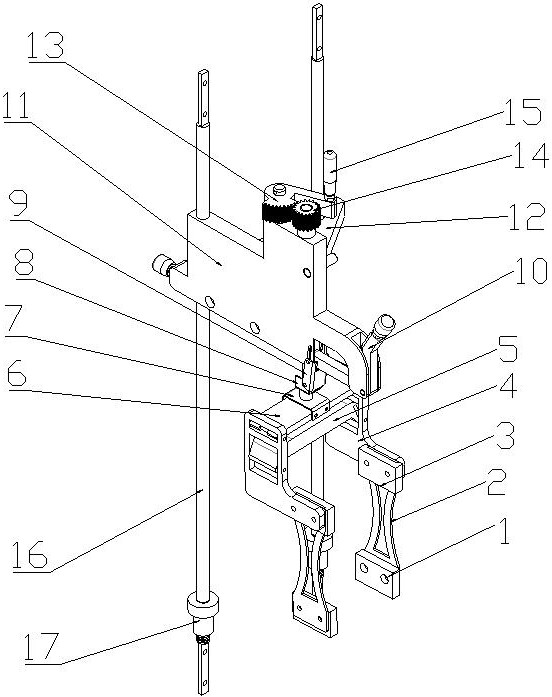 Rotatable mechanical jaw for visual sorting system