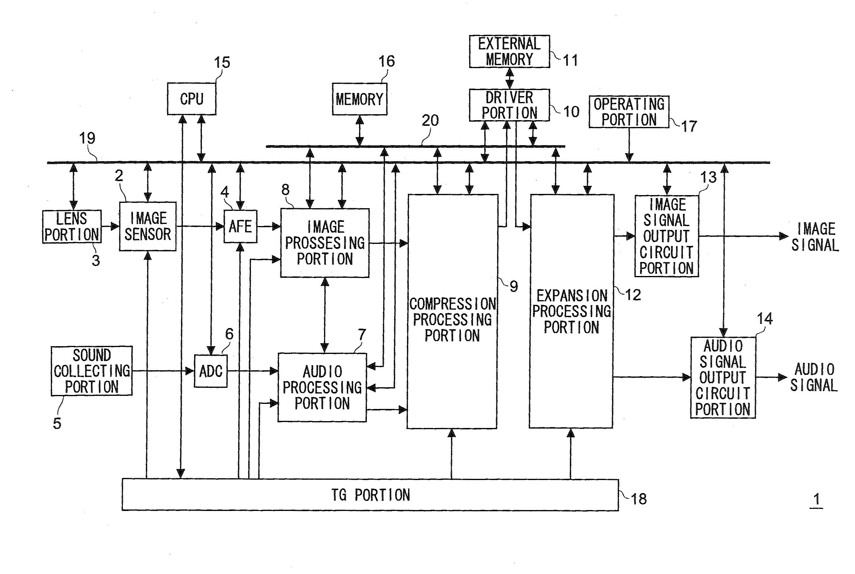 Image Audio Processing Apparatus And Image Sensing Apparatus