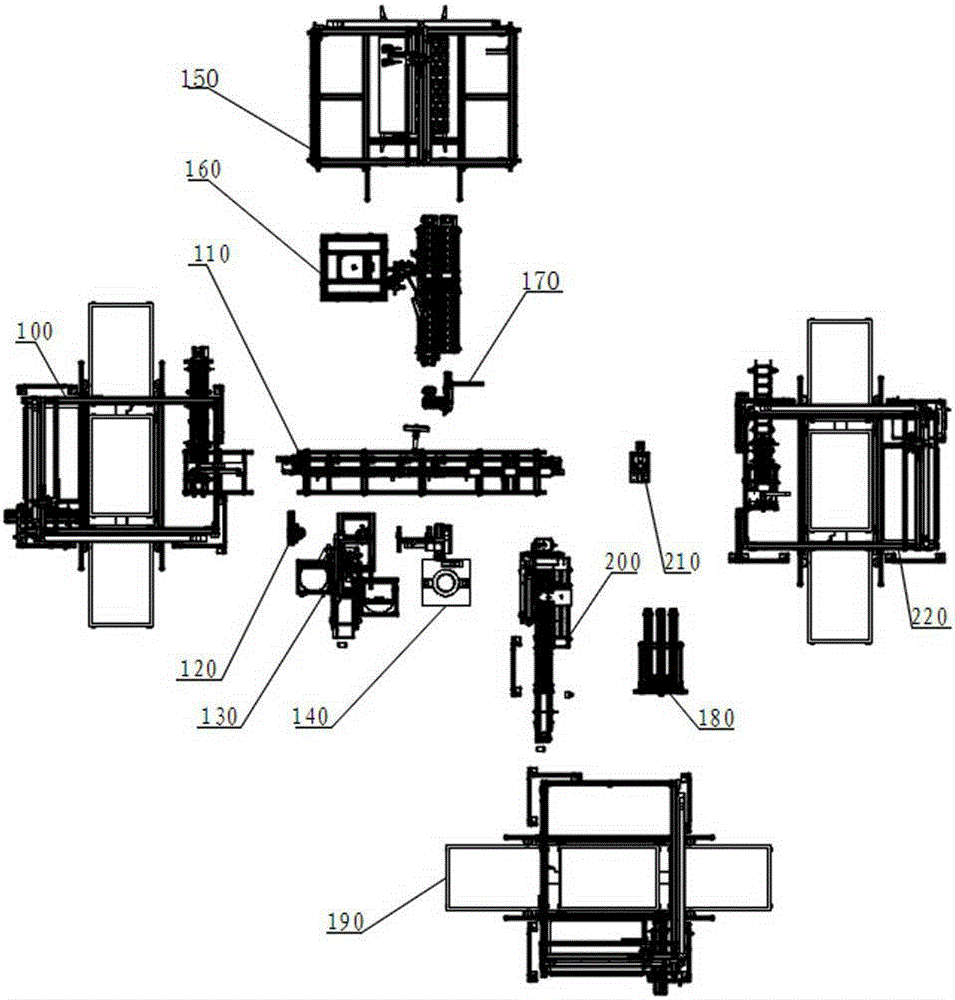 Automatic assembling device for fuel gas meters