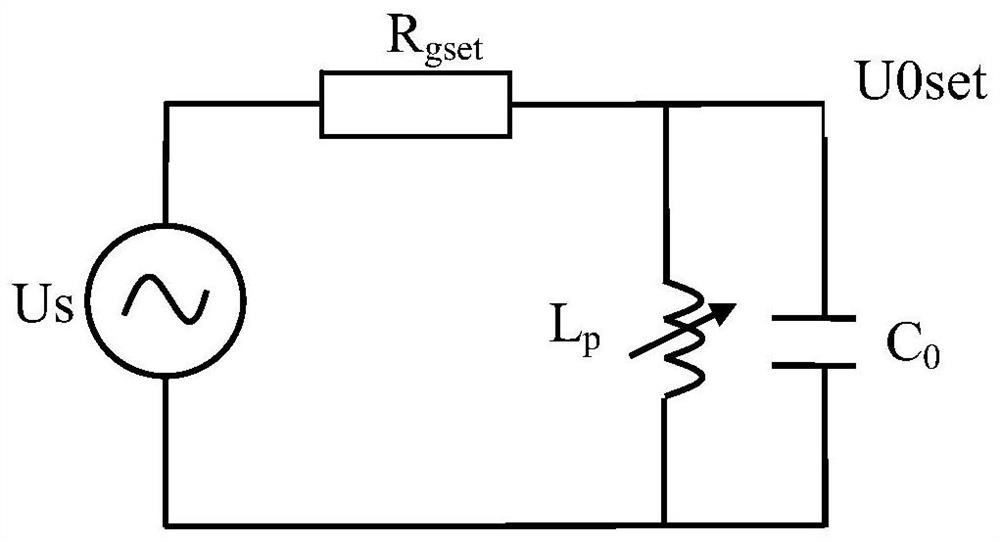 On-off control system and method for arc suppression coil parallel low-resistance grounding device