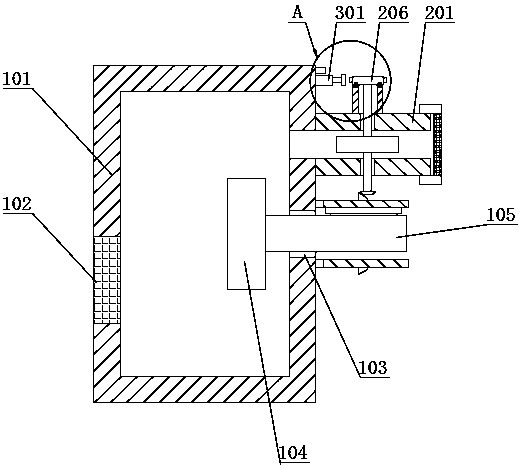 Brake mechanism of marine gearbox