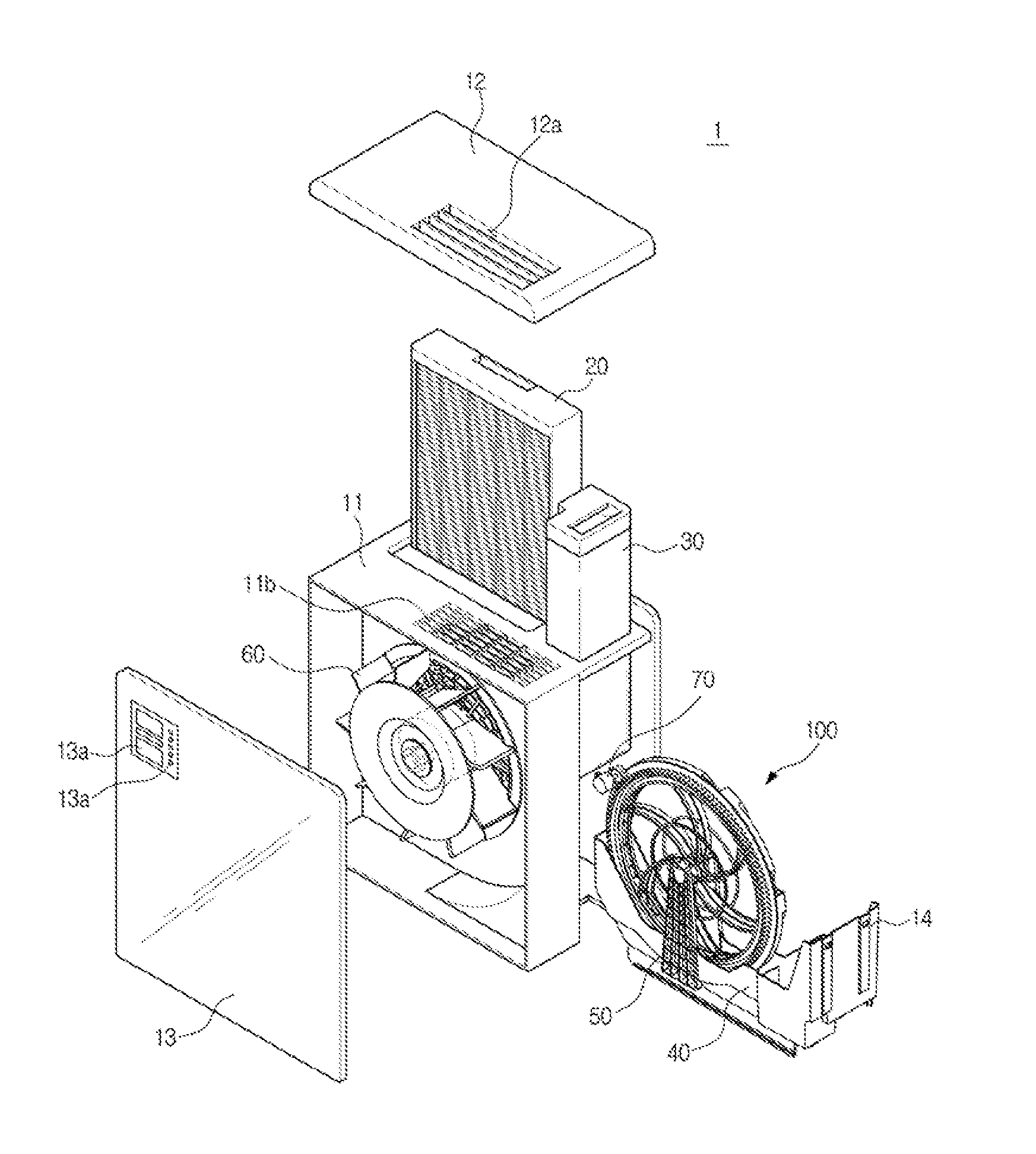 Evaporative humidifier