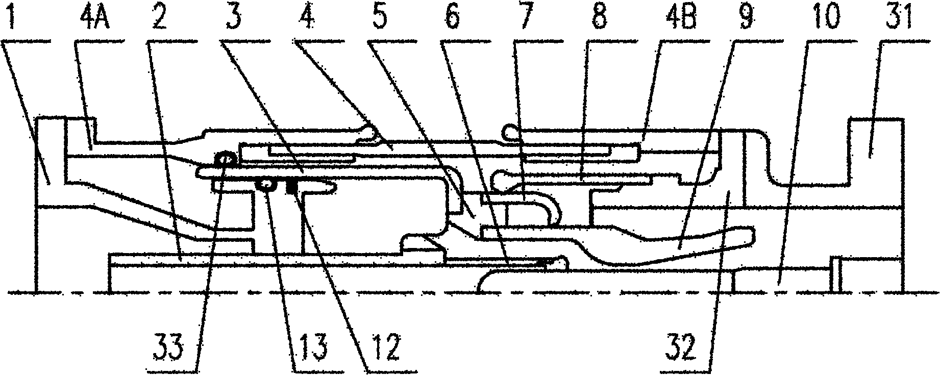 Arc extinguish chamber with high current-carrying capability for high-voltage switch equipment