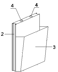 Split mounting type greening enclosing wall