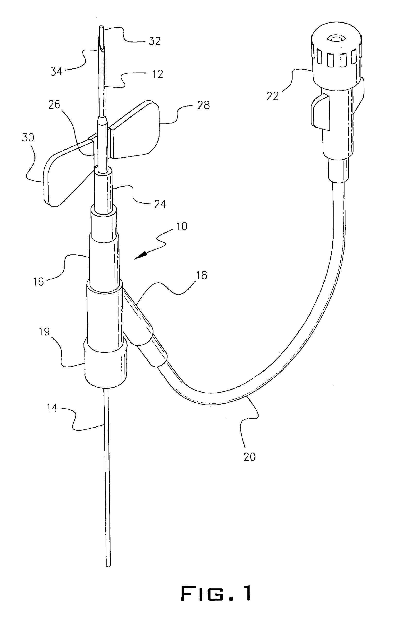 Apparatus for conveying a light source to an intravenous needle to kill blood pathogens