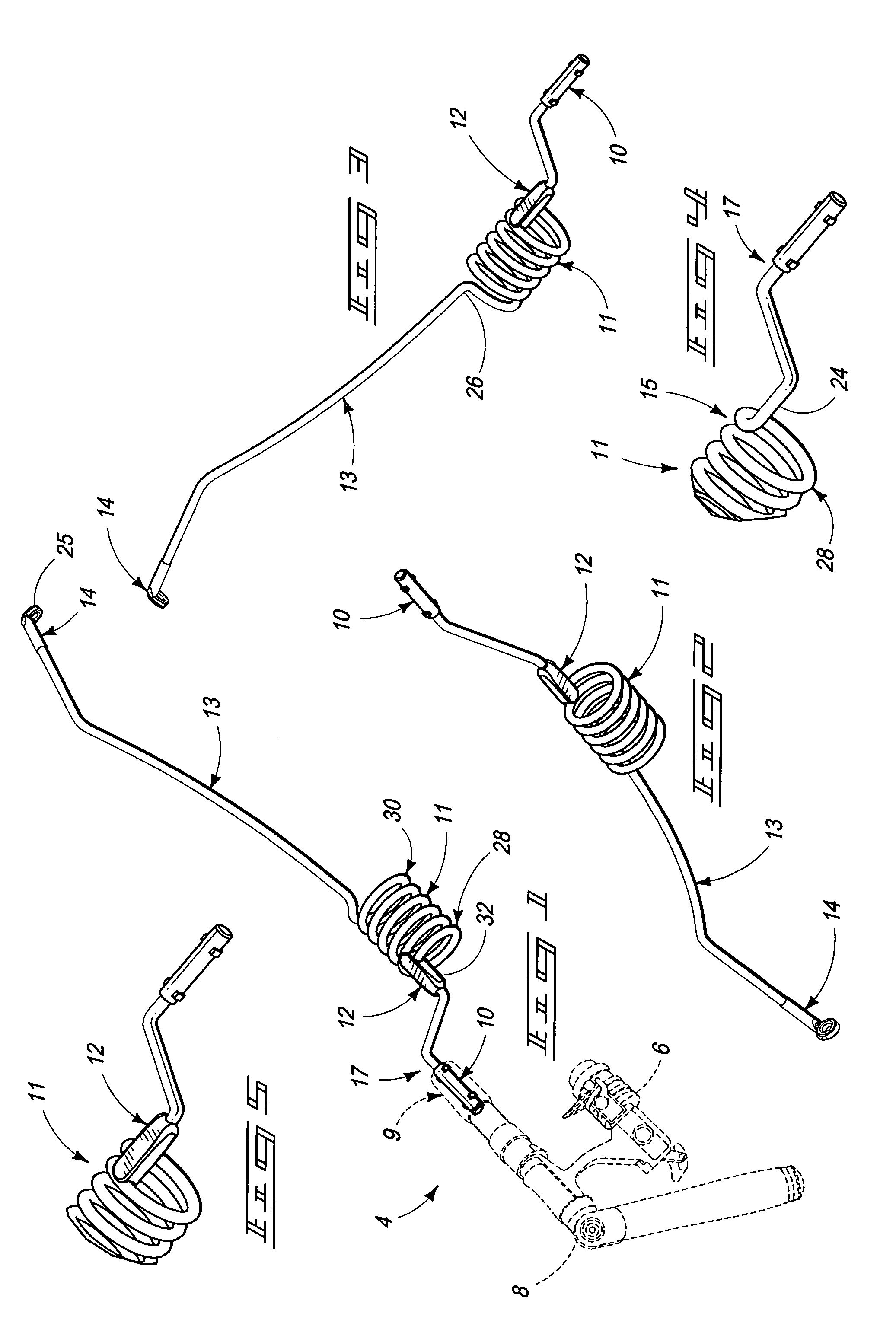 Fishing pole, anti-wrap line guide for a fishing pole, and fishing rod