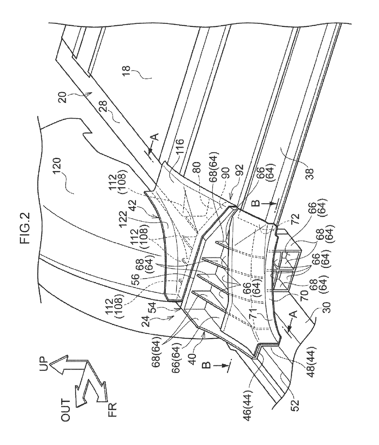 Vehicle framework structure