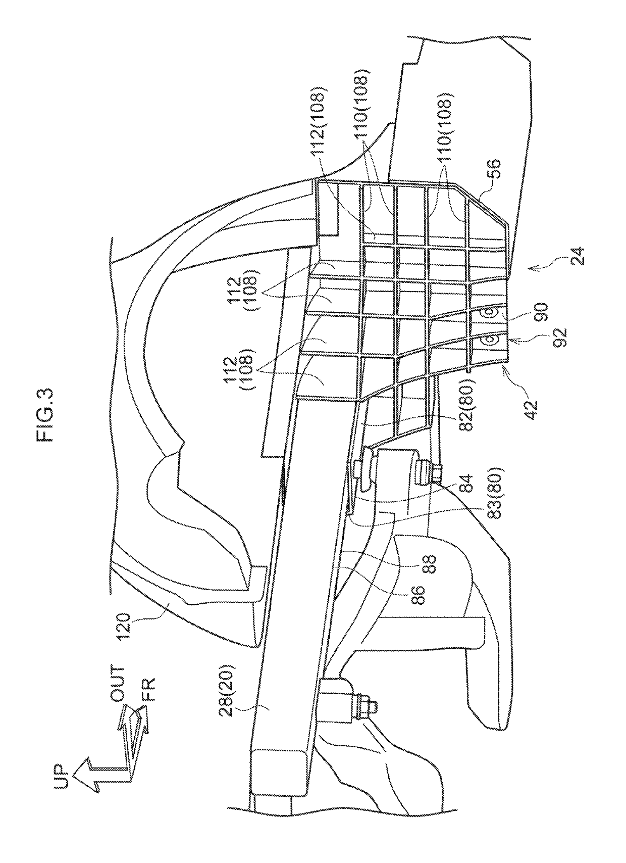 Vehicle framework structure