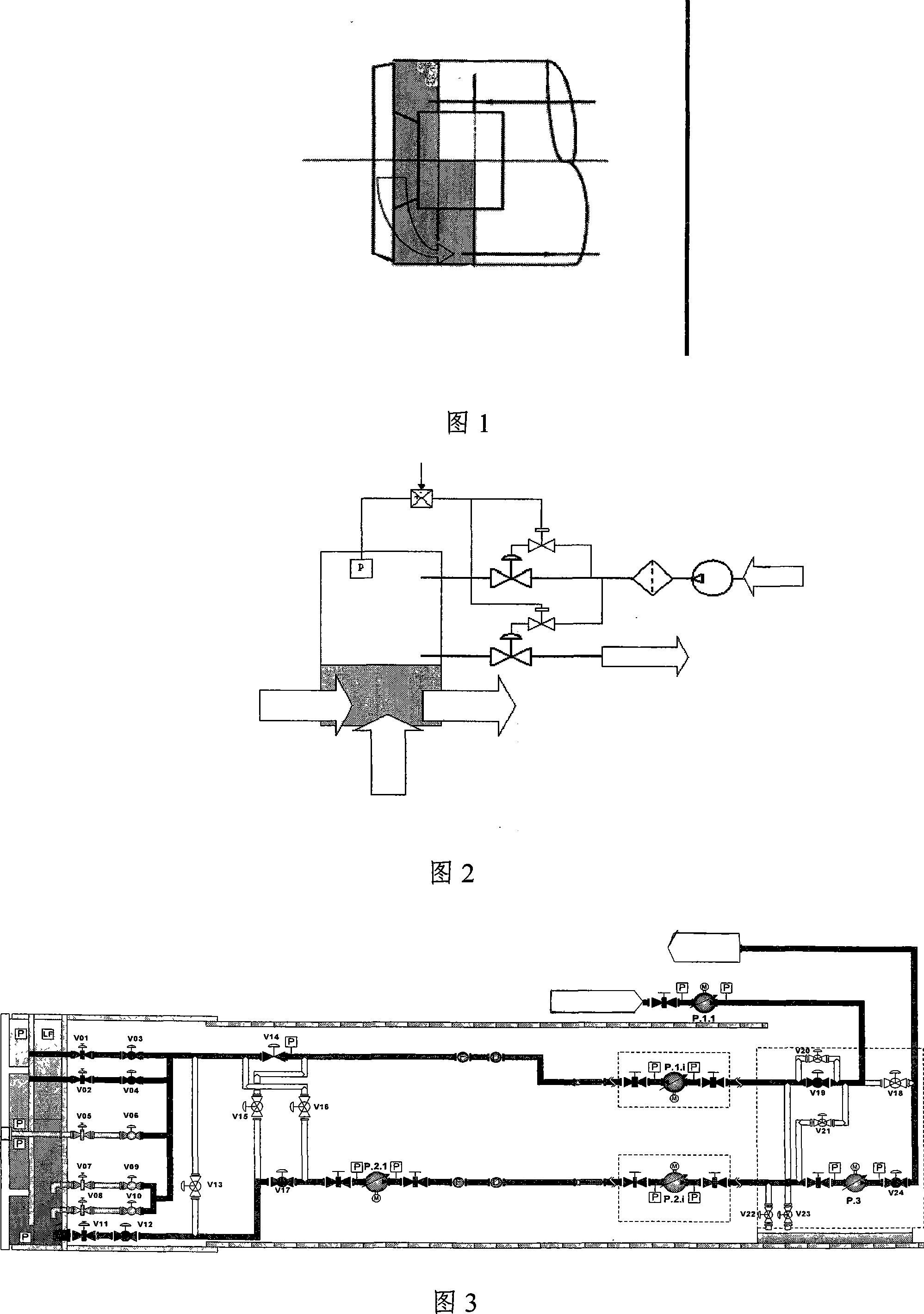 Gas cushion type mud water pressurization equilibration shield machine