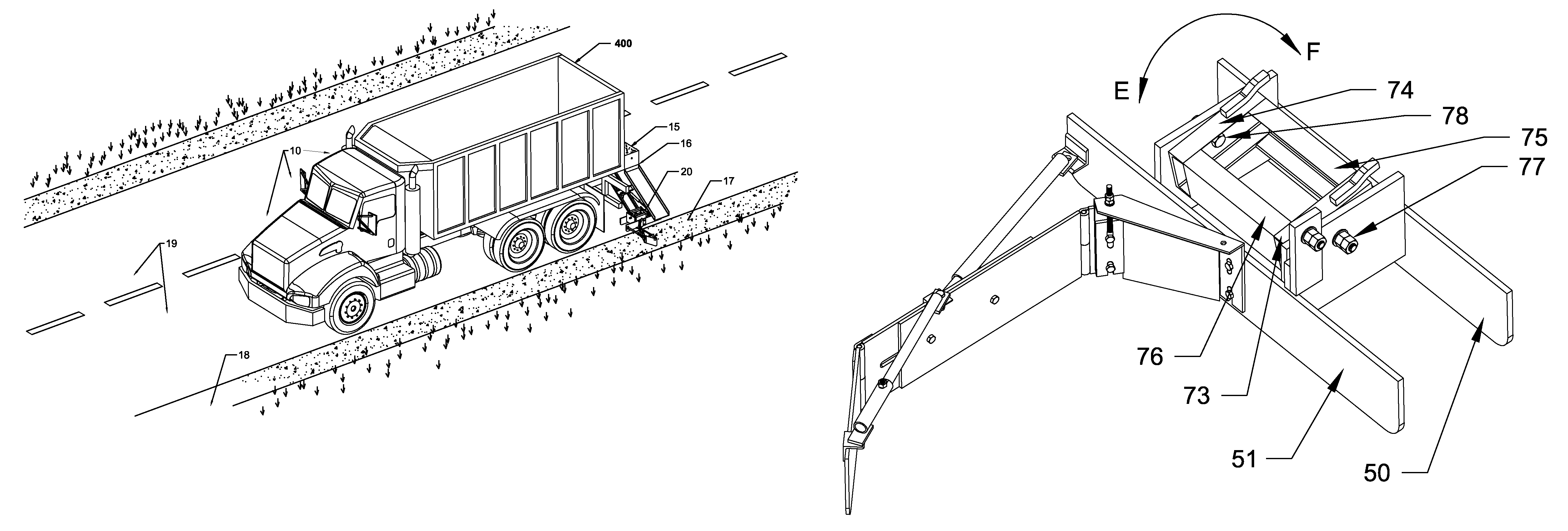 Adjustable method and apparatus for laying, leveling and compacting road shoulders