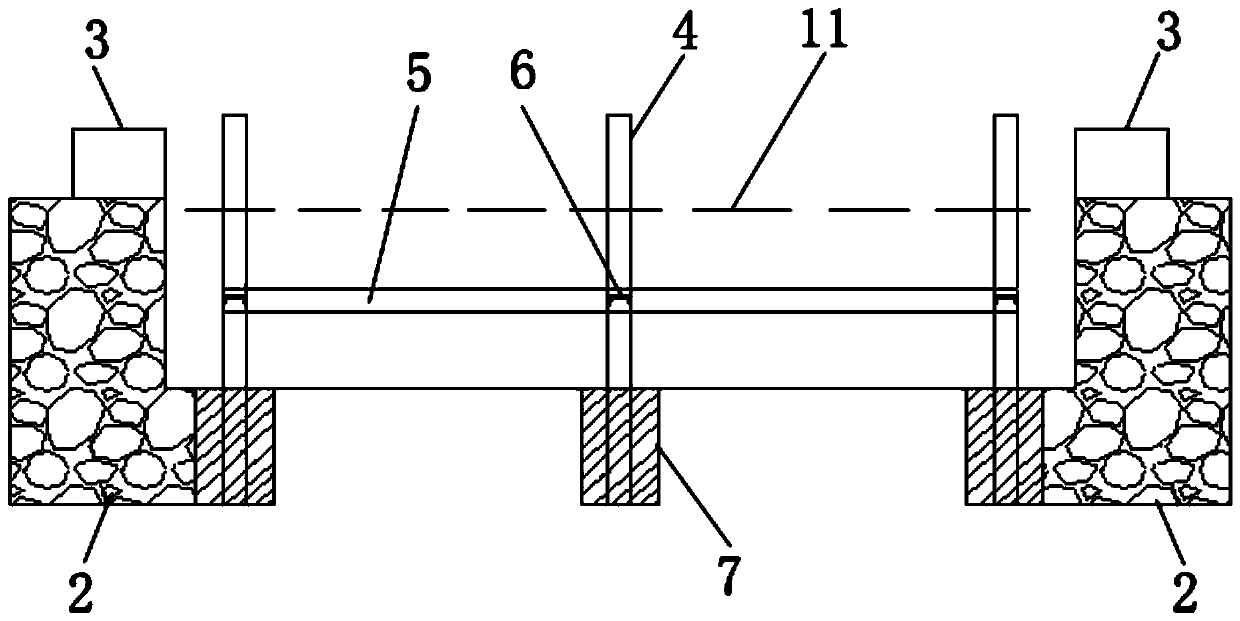 Installation method of truss pipeline penetrating through highway culvert