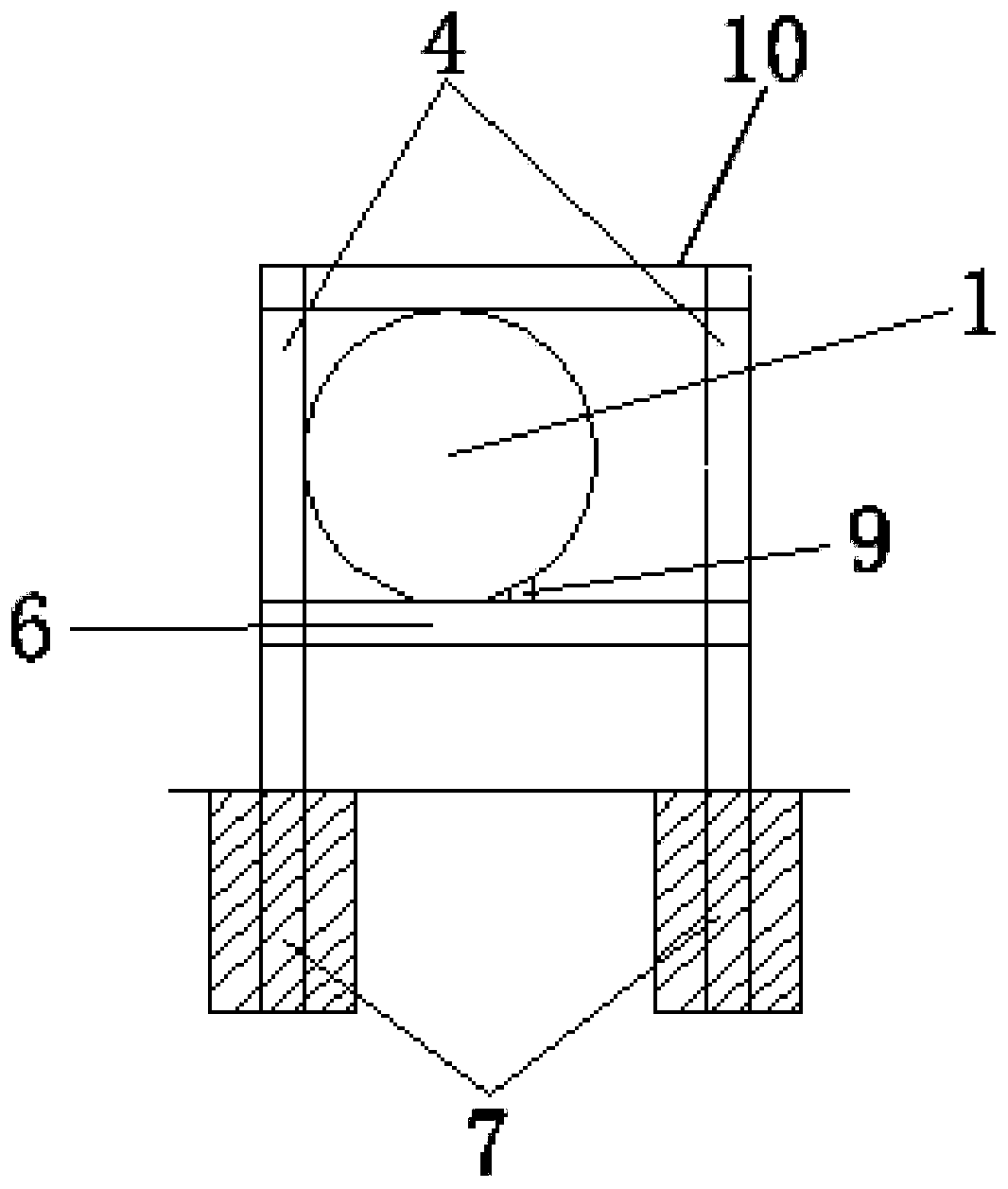 Installation method of truss pipeline penetrating through highway culvert