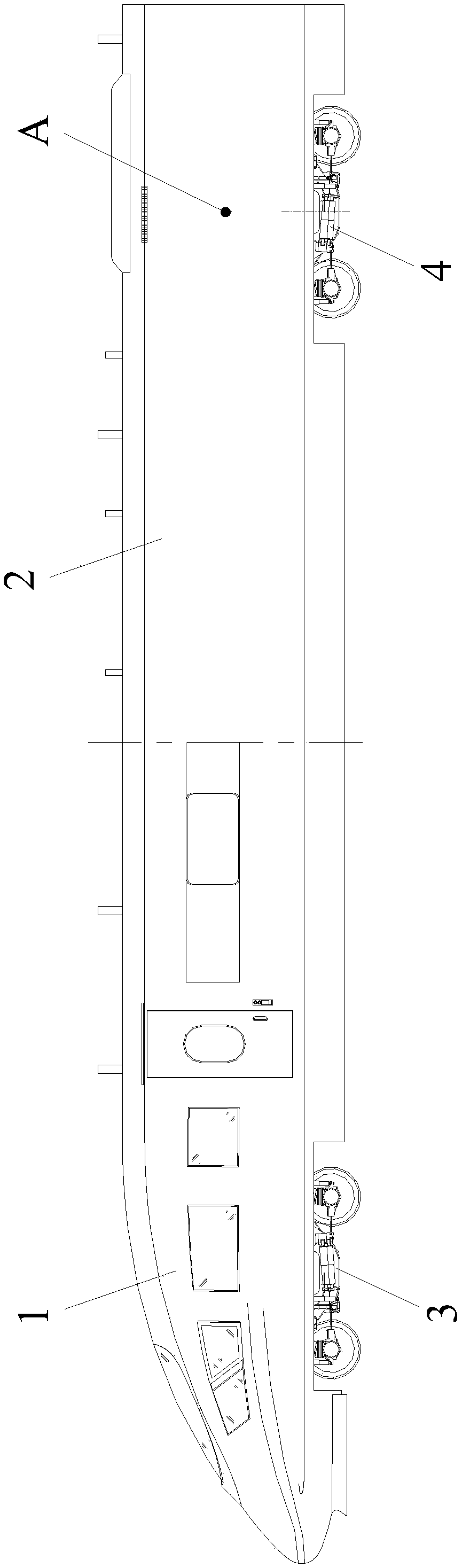 Method for testing sound propagation experiments of rail car structures under carload semi-anechoic room environment