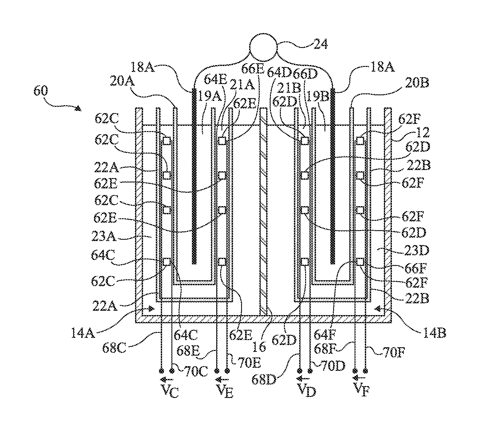 Bio-battery with enhanced yield