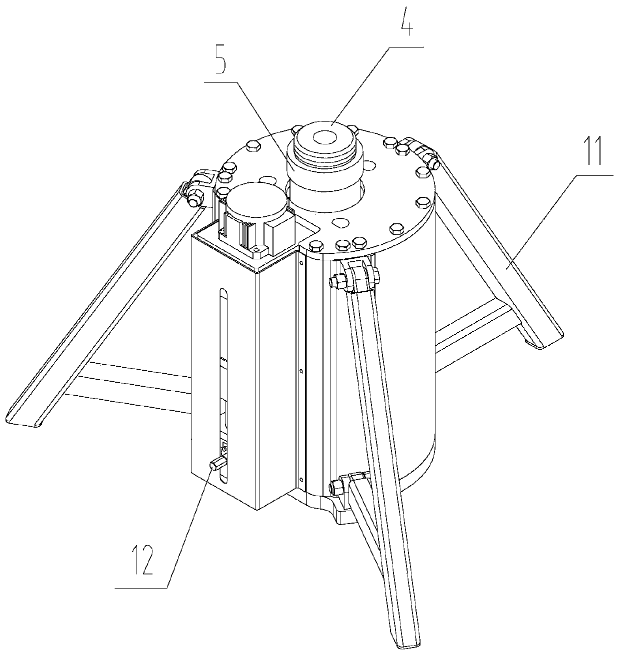 Large-tonnage jacking device