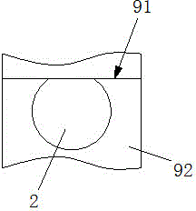 Shock absorber installation structure